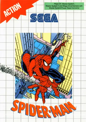Spider-Man Master System box art