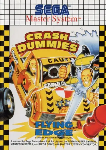 The Incredible Crash Dummies Master System box art