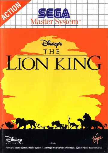 The Lion King Master System box art