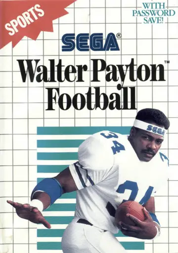 Walter Payton Football Master System box art