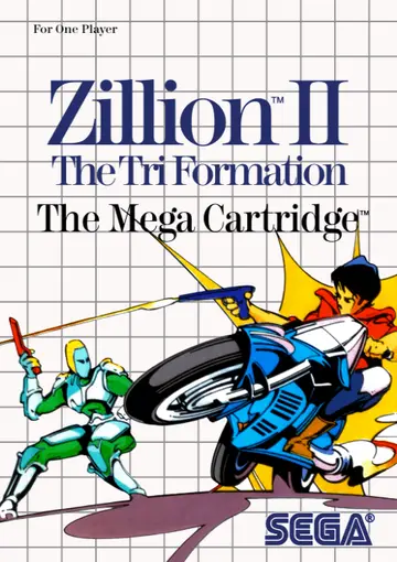 Zillion II: The Tri Formation Master System box art