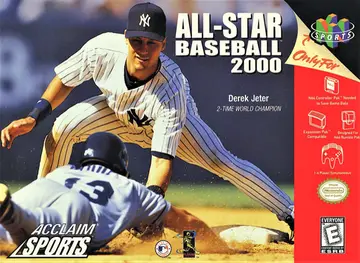 All-Star Baseball 2000 N64 box art