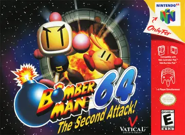Bomberman 64: The Second Attack box art