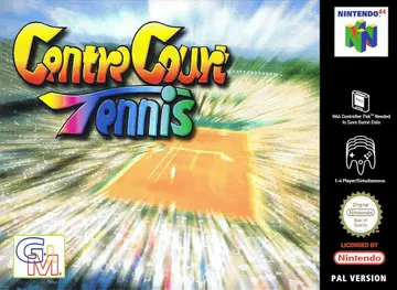 Centre Court Tennis N64 box art
