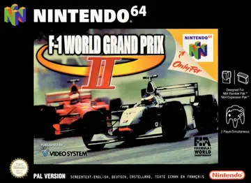 F-1 World Grand Prix II box art