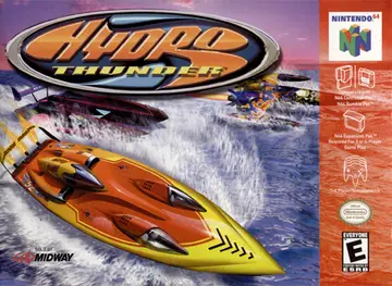 Hydro Thunder N64 box art