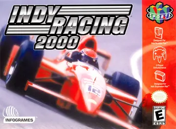 Indy Racing 2000 N64 box art