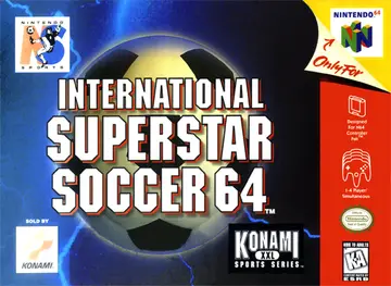 International Superstar Soccer 64 box art