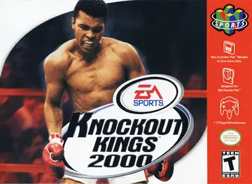 Knockout Kings 2000 N64 box art