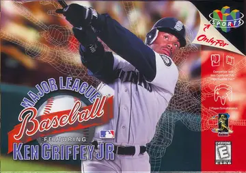 Major League Baseball Featuring Ken Griffey, Jr. N64 box art