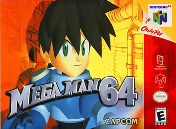 Mega Man 64 N64 box art