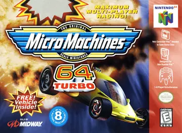 Micro Machines 64 Turbo box art