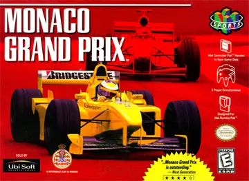 Monaco Grand Prix: Racing Simulation 2 box art