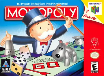 Monopoly N64 box art