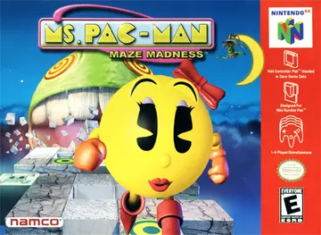 Ms. Pac-Man Maze Madness box art