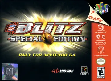 NFL Blitz Special Edition box art