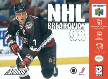 NHL Breakaway 98 N64 box art