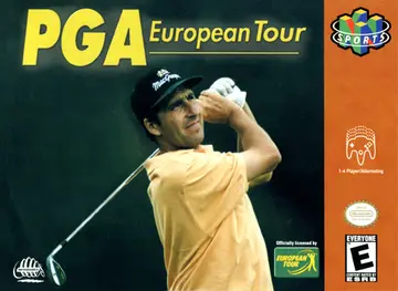 PGA European Tour N64 box art