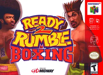 Ready 2 Rumble Boxing N64 box art