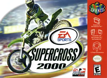 Supercross 2000 N64 box art