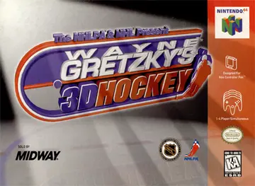 Wayne Gretzky's 3D Hockey box art