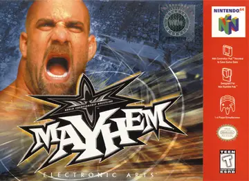 WCW Mayhem N64 box art