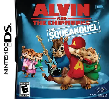 Alvin and the Chipmunks: The Squeakquel DS box art