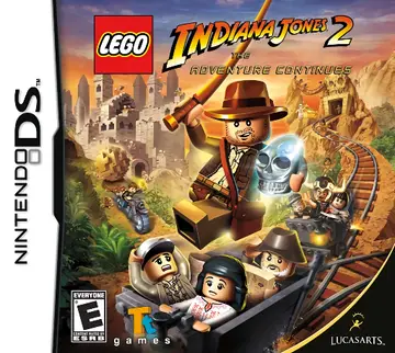 Lego Indiana Jones 2: The Adventure Continues DS box art