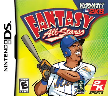Major League Baseball 2K8 Fantasy All-Stars DS box art