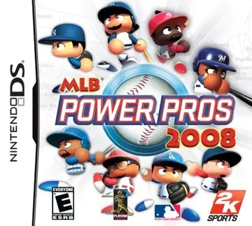 MLB Power Pros 2008 DS box art