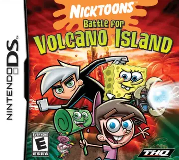 Nicktoons: Battle for Volcano Island DS box art