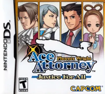 Phoenix Wright: Ace Attorney – Justice for All box art