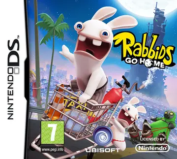 Rabbids Go Home DS box art