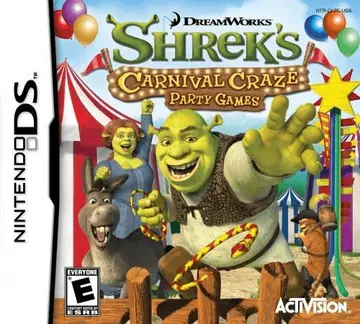 Shrek's Carnival Craze DS box art