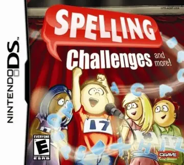 Spelling Challenges and More! DS box art