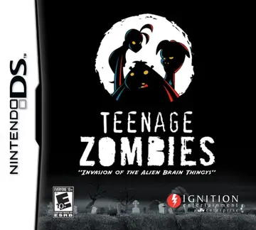 Teenage Zombies: Invasion of the Alien Brain Thingys! DS box art