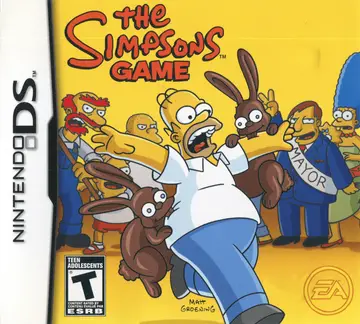 The Simpsons Game box art