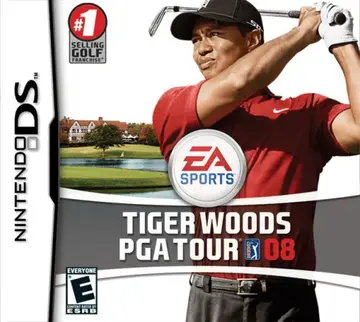 Tiger Woods PGA Tour 08 DS box art