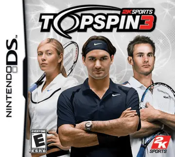 Top Spin 3 DS box art