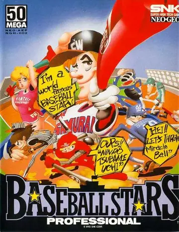 Baseball Stars Professional Neo Geo box art
