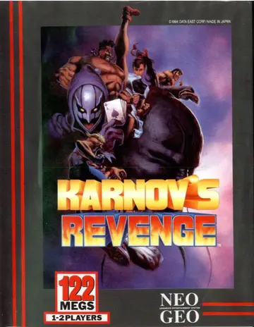 Karnov's Revenge Neo Geo box art