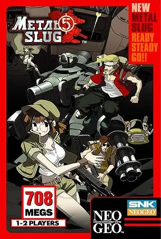 Metal Slug 5 Neo Geo box art