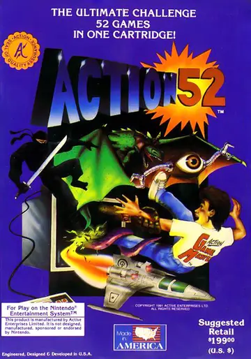 Action 52 NES box art