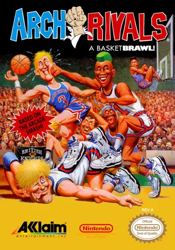 Arch Rivals: A Basketbrawl! NES box art