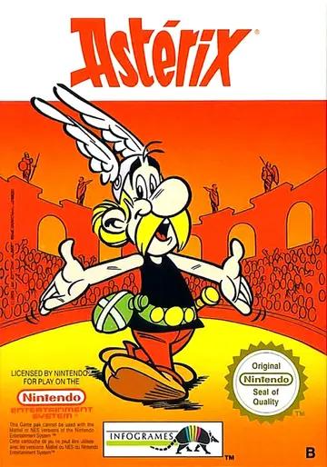 Asterix NES box art