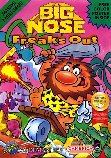 Big Nose Freaks Out NES box art
