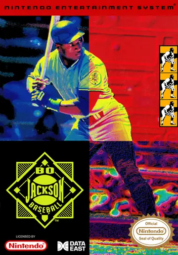 Bo Jackson Baseball NES box art