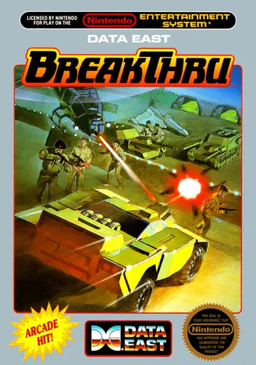 BreakThru NES box art