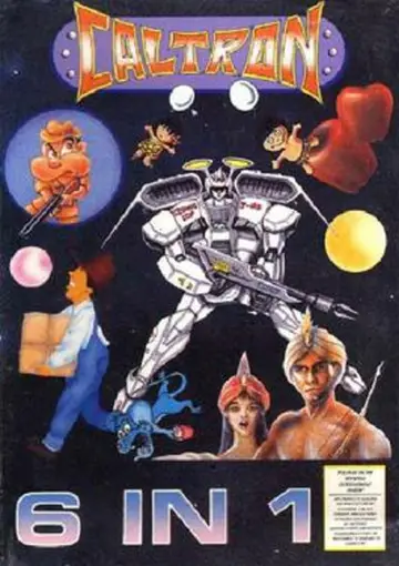 Caltron 6 in 1 NES box art