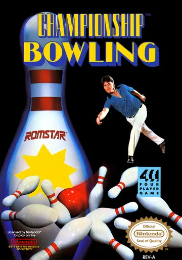 Championship Bowling NES box art